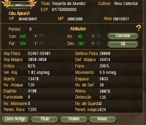 MERCENÁRIO NUEMA CASSIOPEIA DADOS EDITAVEIS - Perfect World PW