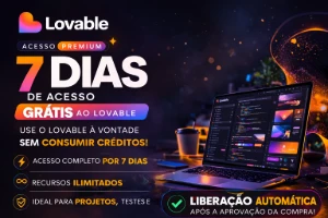 Lovable Infinito 7 dias - Entrega Automática - Assinaturas e Premium