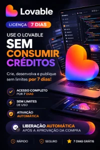 Lovable Infinito 7 dias - Entrega Automática - Assinaturas e Premium