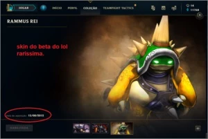 ex mestre, beta skins - League of Legends LOL