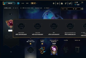 Unranked com 50 Champs e 13 Skins - League of Legends LOL