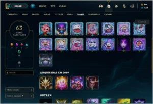 Conta prata 2 com 28 champs e 18 skins - League of Legends LOL