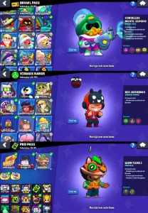 Conta Brawl Stars | KENJI + LEON 70 brawlers | Entrega Autom