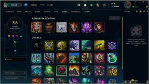 Conta LOL - Platina I, 57% de WR(E-MAIL NÃO VERIFICADO) - League of Legends