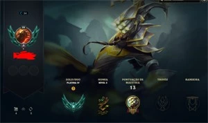 CONTA DE LOL PLATINA 4 80% DE WR 30K EA, - League of Legends