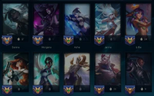Conta Mono Sup Lvl 385 Unranked M10+ Em Vários Suportes - League of Legends LOL