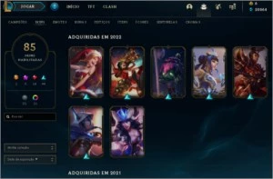 Conta League of Legends e Valorant LOL