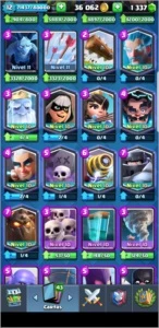 Clash royale quase XP 13, faltando apenas gold