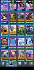 Clash royale quase XP 13, faltando apenas gold