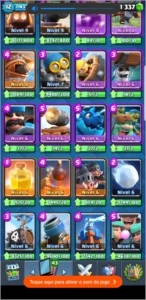 Clash royale quase XP 13, faltando apenas gold