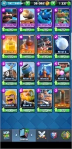 Clash royale quase XP 13, faltando apenas gold