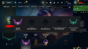 Conta Lol Mestre 1Pdl! 40100Ea E-Mail Ñ Verificado 36+PDL - League of Legends