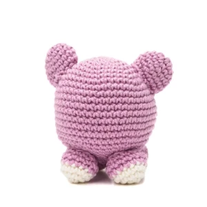 Urso bola em amigurumi - Artesanato e Personalizados