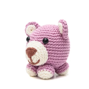Urso bola em amigurumi - Artesanato e Personalizados
