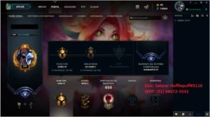 Conta LOL Season 3 - Todos os champ + 306 Skins - League of Legends