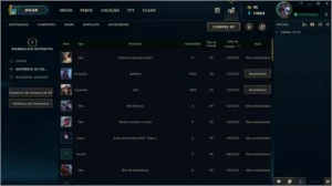 Conta LOL Season 3 - Todos os champ + 306 Skins - League of Legends