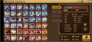 #366 Seara Tiana Bastet Gany Hathor - Summoners War