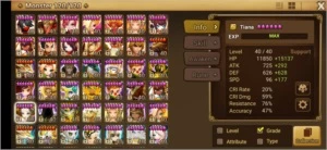 #366 Seara Tiana Bastet Gany Hathor - Summoners War