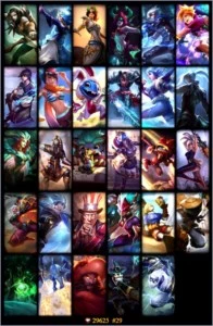 CONTA SMURF UNRANKED COM BASTANTE CHAMPS E ALGUMAS SKINS - League of Legends LOL