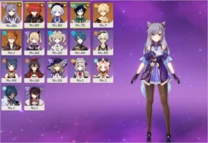Diluc+Venti+Keqing+Qiqi+Tartaglia AR47 - Genshin Impact