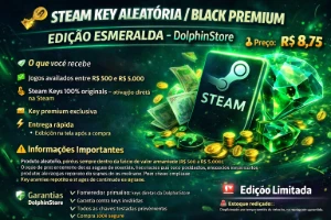 🔰Steam Key Esmeralda - (Jogos De R$500,00 A R$5000)🔰