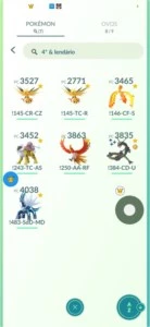 Conta Nível 40 - Com 280 SHUNDO - 8 LENDÁRIOS 100% - Pokémon