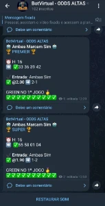 Bot virtual Odds Altas - Outros