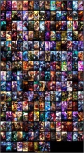Conta LOL d4 com 228 skins e 325 icones - League of Legends