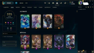 Conta LOL, 325 skins - League of Legends
