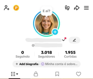 Conta Tiktok (Sem Shop) +3.000 Seguidores + Email - Redes Sociais