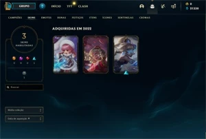 CONTA OURO 1 LOL MMR ALTO - League of Legends