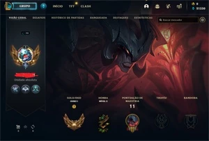 CONTA OURO 1 LOL MMR ALTO - League of Legends
