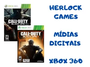 Black Ops 1 e 3 - Xbox 360 Midia digital
