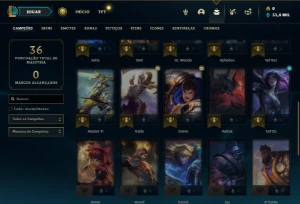 Conta Mestre com 35 Champs e 6 Skins ( 142 PDL ) - League of Legends LOL