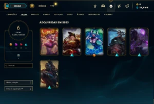 Conta Mestre com 35 Champs e 6 Skins ( 142 PDL ) - League of Legends LOL