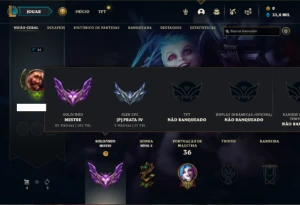 Conta Mestre com 35 Champs e 6 Skins ( 142 PDL ) - League of Legends LOL