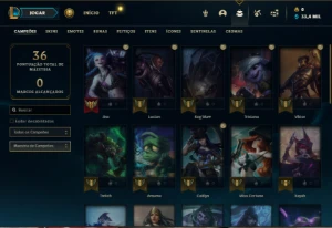 Conta Mestre com 35 Champs e 6 Skins ( 142 PDL ) - League of Legends LOL
