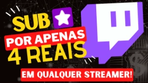Sub Barato na Twitch ⚡️ - Assinaturas e Premium