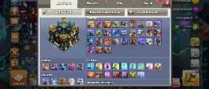 [ Cv 17 Semi Full Xp 209] Com Paisagem E Vários Equipamentos - Clash of Clans
