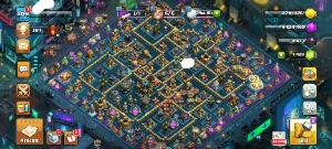 [ Cv 17 Semi Full Xp 209] Com Paisagem E Vários Equipamentos - Clash of Clans