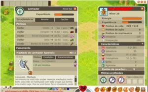SACRIER LV 153  DOFUS RETRO MONOCONTA IX (9) (COM EQUIPS)