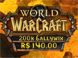 200K POR R$ 140,00 - SERVIDOR GALLYWIX - Blizzard