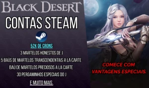 Contas - Black Desert | 52K De Crons, Cavalo T10 Garantido