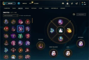 Conta Diamante 2 com TODOS os champs e 107 Skins - League of Legends LOL
