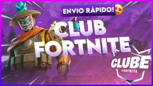 Clube Fortnite Mensal + Passe De Batalha