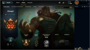 CONTA LOL(OURO 1, DESDE 2014, 47 SKINS, 137 CAMPEÕES ...) - League of Legends