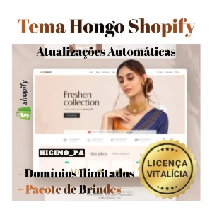 Tema Shopify Hongo Multiuso 2.0 + Atualizações