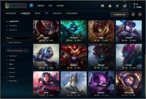 Conta prata 4 com 135 champs, 395 skins ( 6 Prestigios ) - League of Legends LOL