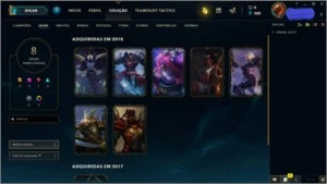 CONTA NVL 49 OURO IV 29 CHAMPS 8 SKINS POR R$50,00 - League of Legends LOL