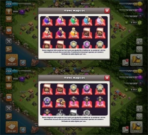 CV14 FULL 100% TH14 8 MIL GEMAS DADOS CRIAÇÃO TROCA NICK - Clash of Clans